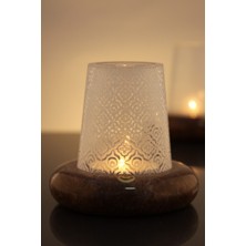 Arte Home Çintemani Kahverengi Altın Mumluk