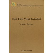 Eski Türk Vergi Terimleri