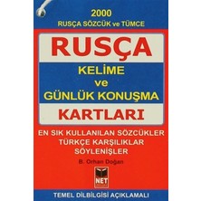 Rusça Kelime ve Günlük Konuşma Kartları