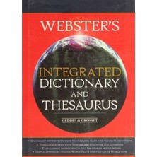 Webster’s Integrated Dictionary and Thesaurus