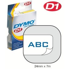 Dymo 24Mmx7 M Şerit Beyaz/Mavi (D-53714)