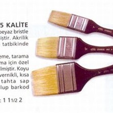 Pebeo 105/2 Zemin Fırçası Doğal Beyaz Yassı Kıl  (1 ADET)