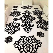 WALLS Home CollectionKeçe Servis Takımı-Siyah