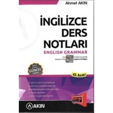 2016 YDS Gramer İngilizce Ders Notları - Ahmet Akın