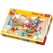 100 Parça Tom ve Jerry Çocuk Puzzle : Trefl 16196