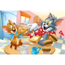 100 Parça Tom ve Jerry Çocuk Puzzle : Trefl 16196