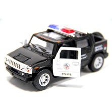 2005 Hummer H2 SUT Polis Arabası (1:40 Metal Çek Bırak Araba)