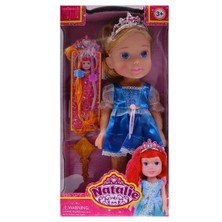 Vardem Oyuncak 59003-Bb Kt.Taçlı Natalıa Bebek 38Cm