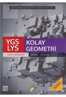 Fdd Yayınları Ygs-Lys Kolay Geometri Soru Bankası - Çetin Yazıcı