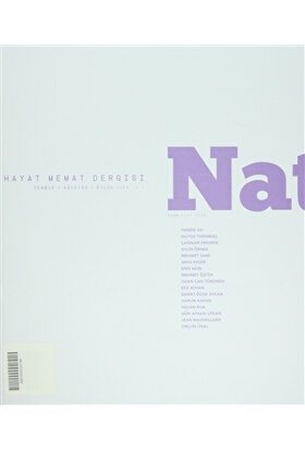Natama Hayat Memat Dergisi Sayı: 7 Temmuz - Ağustos - Eylül 2014