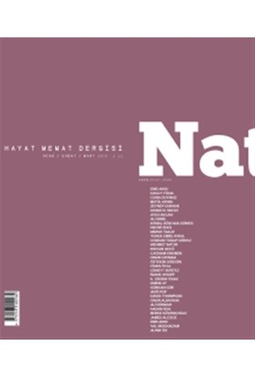 Natama Hayat Memat Dergisi Sayı : 13 Ocak-Şubat-Mart 2016