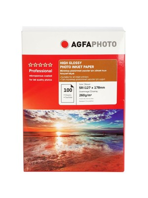 AgfaPhoto Fotoğraf Kağıdı 15X21 Mat 100 Adet inkjet Photo Paper
