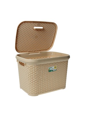 Hobby Life Rattan Büyük Sandık(30 Lt) - Sarı