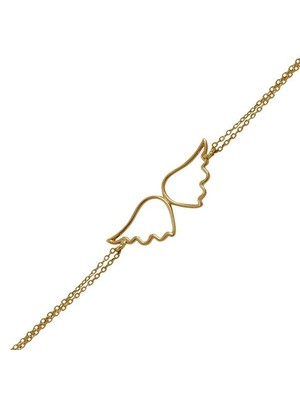 Bilezikhane Melek Kanadı Bileklik 1,99 Gram 14 Ayar Altın