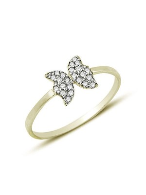 Bilezikhane Yüzük Kelebek 1,30 Gram 14 Ayar Altın