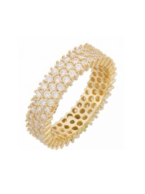 Bilezikhane Yüzük Tamtur 3 Sıra 4,00 Gram 14 Ayar Altın