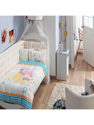 Taç Little Cat Bebek Ranforce Uyku Seti - Sarı