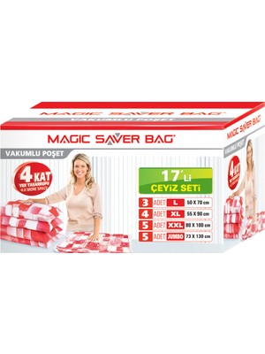Magic Saver Bag 17 li "Çeyiz Seti"