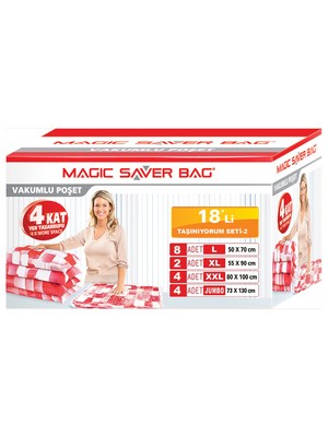 Magic Saver Bag 18 Li "Taşınıyorum Seti" -2