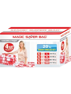 Magic Saver Bag 20 li "Bahar Temziliği Seti"