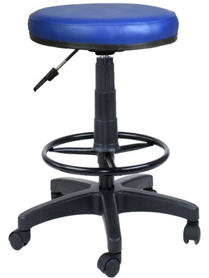 Bürocci Plastik Ayaklı Yüksek Tabure-Lacivert-2999U0103