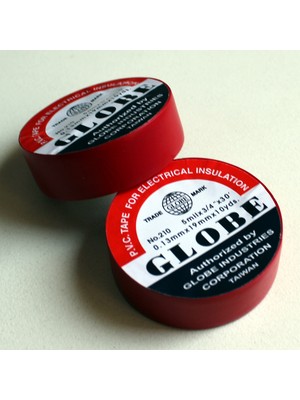 Globe Orjinal Kırmızı 19mm İzole Bant 6060020