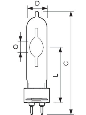 MASTERColour CDM-T 250W/830 G12 1CT/12 3000K Günışığı Gaz Deşarjlı Ampul