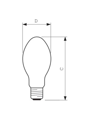 MASTER SON PIA Plus 150W/220 E40 1SL/12 2000K Günışığı Gaz Deşarjlı Sodyum Buharlı Ampul