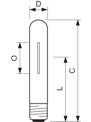 SON-T 1000W/220 E40 1SL/4 2000K Günışığı Gaz Deşarjlı Sodyum Buharlı Ampul