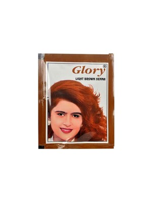 Glory Açık Kahverengi Hint Kınası (Light Brown Henna) 10 Gr Paket