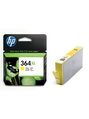 HP 364XL CB325E Yüksek Kapasite Sarı Orjinal Kartuş / HP Photosmart B8550 / C53244 / C5380 / C63244 / C6380 / D5460 / 5510 Kartuş