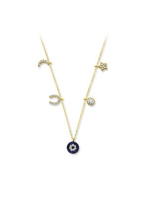 Glorria Altın Şans Kolye