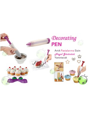 Toptancı Kapında Cake Decorating Pen Pasta Dekorasyon Kalemi
