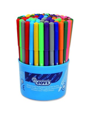 Jovi 1684 12 Renk Keçeli Kalem (Kovada 12x7 84 adet)