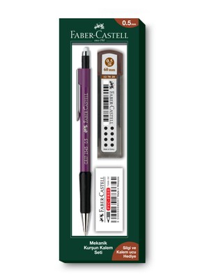 Faber-Castell Grip 1347 Versatil Okul Seti 0.5Mm + Min+ Silgi Hediye