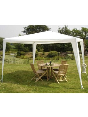 Bahçe Çardak 3x3 mt Beyaz Çardak