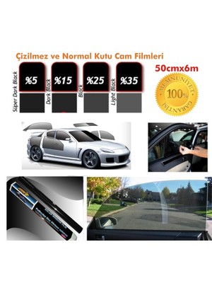 Cam Filmi Kutu Bir Arabalık 50Cmx6M Black