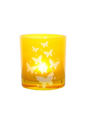 Arte Home Butterfly Sarı Mumluk