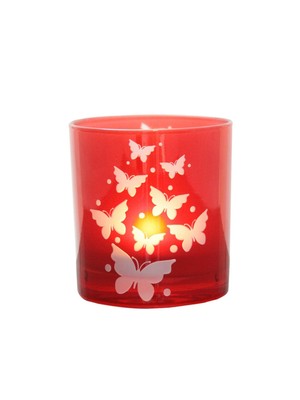 Arte Home Butterfly Kırmızı Mumluk