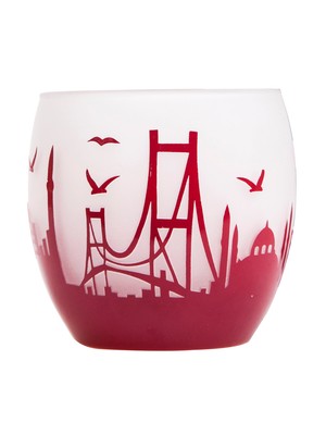Arte Home Globe İstanbul Bordo Mumluk