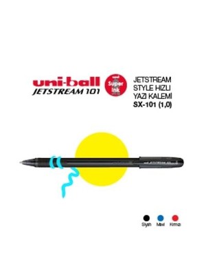 Uni-Ball Sx-101 Siyah 1,0 Jetstream Roller Kalem