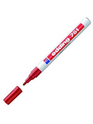 Edding 751-02 Kırmızı Marker Kalemleri