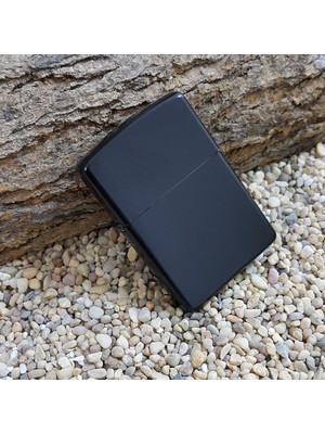 Earth Mat Siyah Çakmak, Çakmak Benzini Hediyeli da95