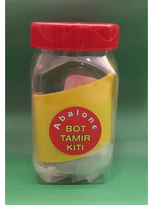 Abalone Şişme Bot Tamir Kiti İçeren Plastik Saklama Kutusu ile Kolay Kullanım