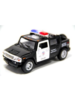 2005 Hummer H2 SUT Polis Arabası (1:40 Metal Çek Bırak Araba)