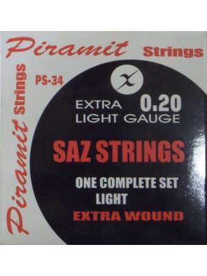 Vadi Piramit Saz Teli 0.20