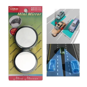 Ayna Siyah Mini Yapışma 2'li Set Yuvarlak