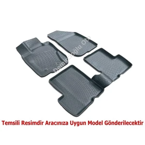3D Paspas Dacia Duster 4Wd Siyah Havuzlu Paspas