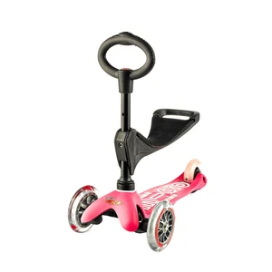 Mini 3in1 Deluxe 3 Tekerlekli Scooter Pink