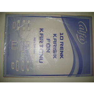 Fon Kartonu 35*50Cm 10 Renk
